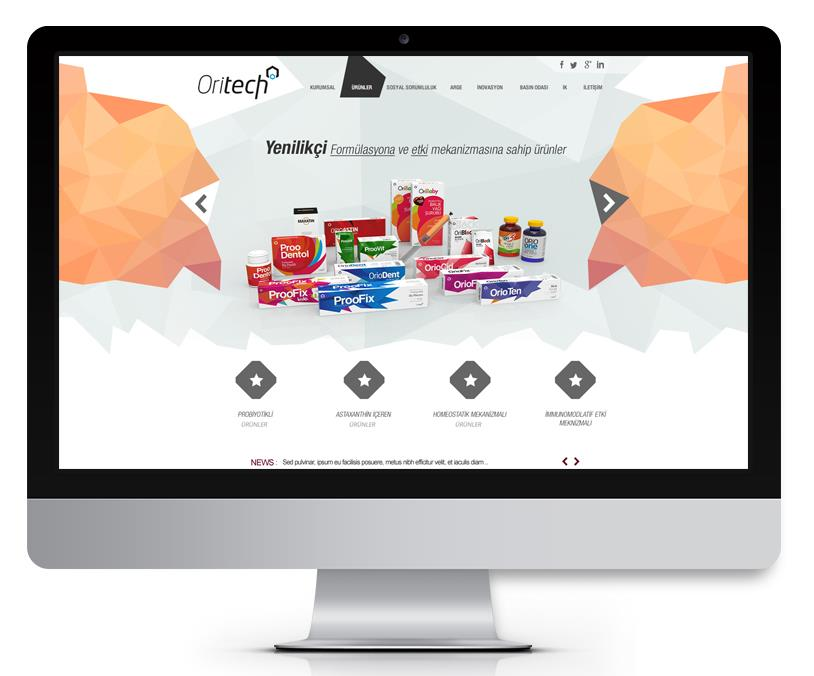 Oritech web sitesi
